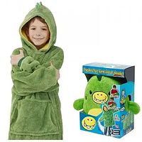 Худи для детей, Huggle Pets Hoodie, Детская толстовка, Мягкая игрушка, цвет зеленый