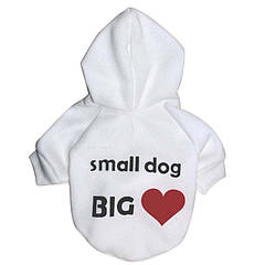 Худі для собак Pet Style "Big Love" Біла XS
