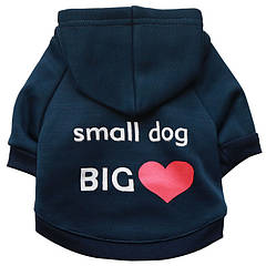 Худі для котів Pet Style "Big Love" Синє XS