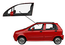 Бічне скло Chery QQ 2006-2022 передніх дверей ліве