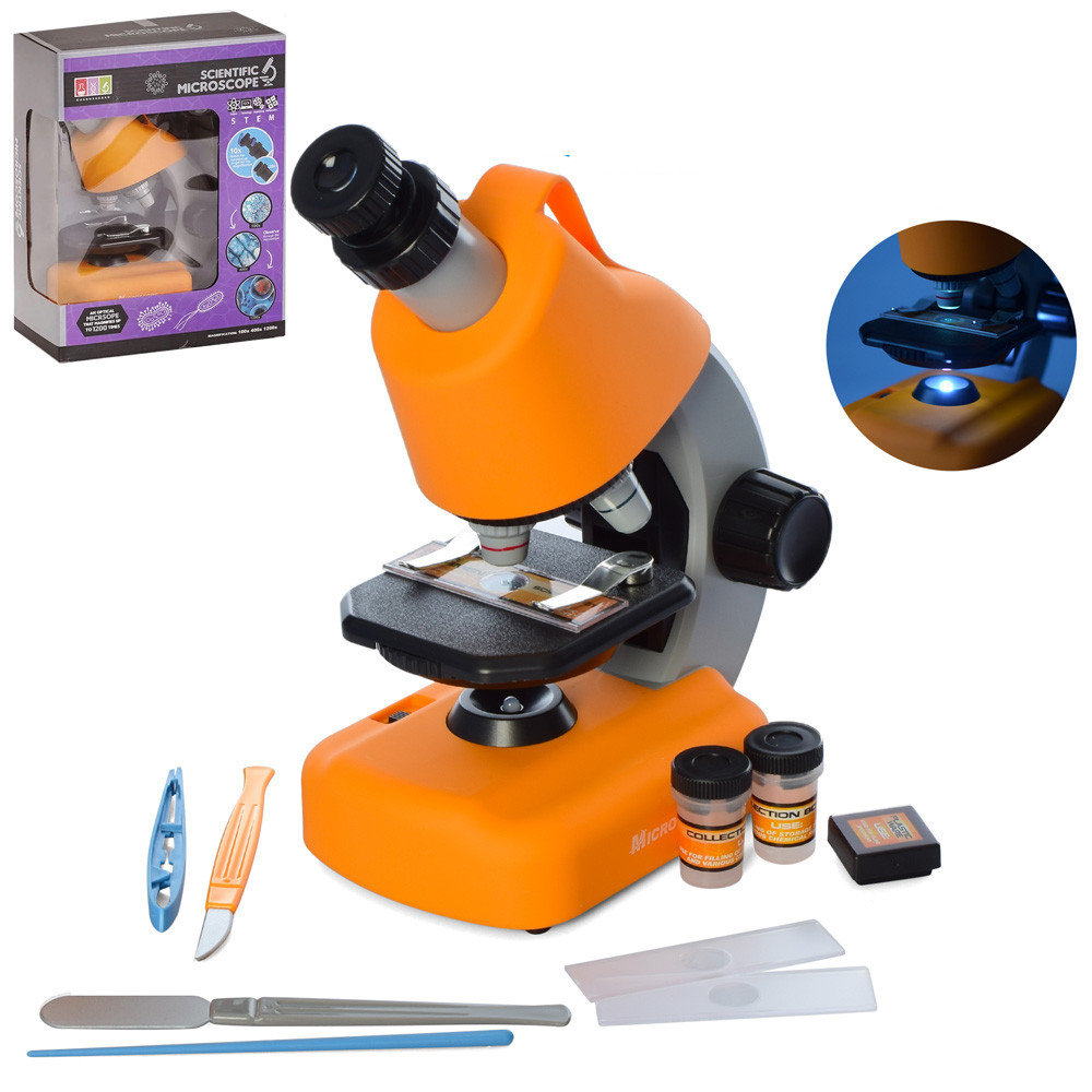 Мікроскоп дитячий з підсвічуванням "Scientific microscope" арт. 1113 A-1, фото 1