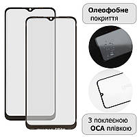 Стекло дисплея Oppo A31, A5 2020, A9 2020, A17, Realme 5, Realme 5S, Realme 5i, Realme 6i, Realme C3, с OCA