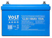 Акумуляторна батарея Volt Polska LiFePO4 12,8 V 100 Ah (150 А) + BMS + Bluetooth