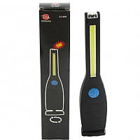 Ліхтар кемпінг, лампа робоча 969, 5W COB, 3*AAA, ліхтарик на магніті з поворотом