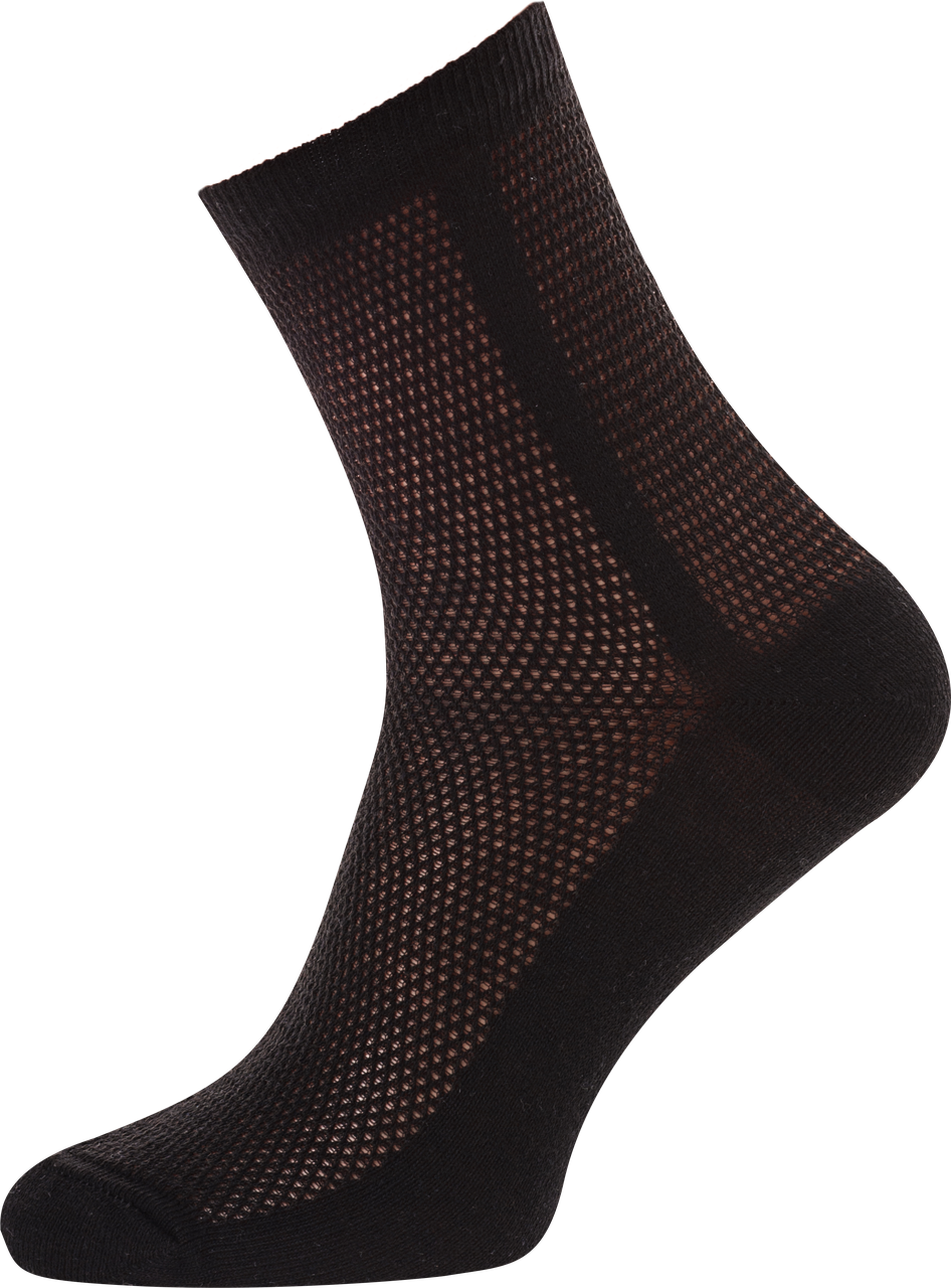 Шкарпетки високі чоловічі літні сіточка р.41-43 (27), 43-45 (29) чорні "Twinsocks"