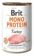 Консерва Brit (Брит) Mono Protein Turkey Консервы для собак с индейкой 400 г