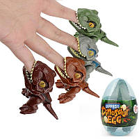 Детская игрушка Динозавр с яйцом Зеленый
