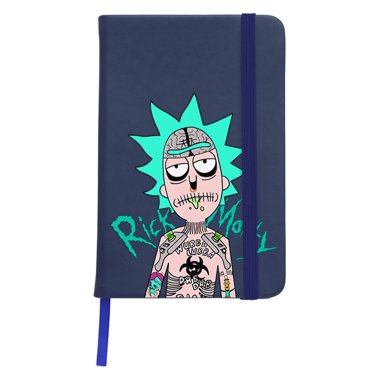 Блокнот софт тач в лінію А5 96 арк. Морті Сміт Рік та Морті (Morty Smith Rick and Morty)