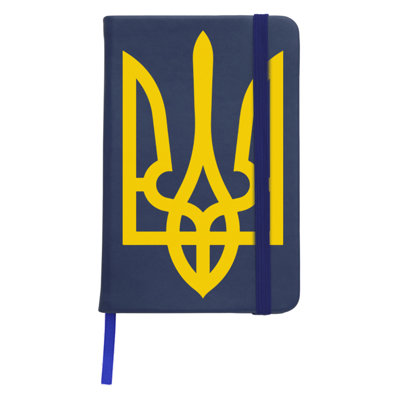 Блокнот софт тач в лінію А5 96 арк. Герб України