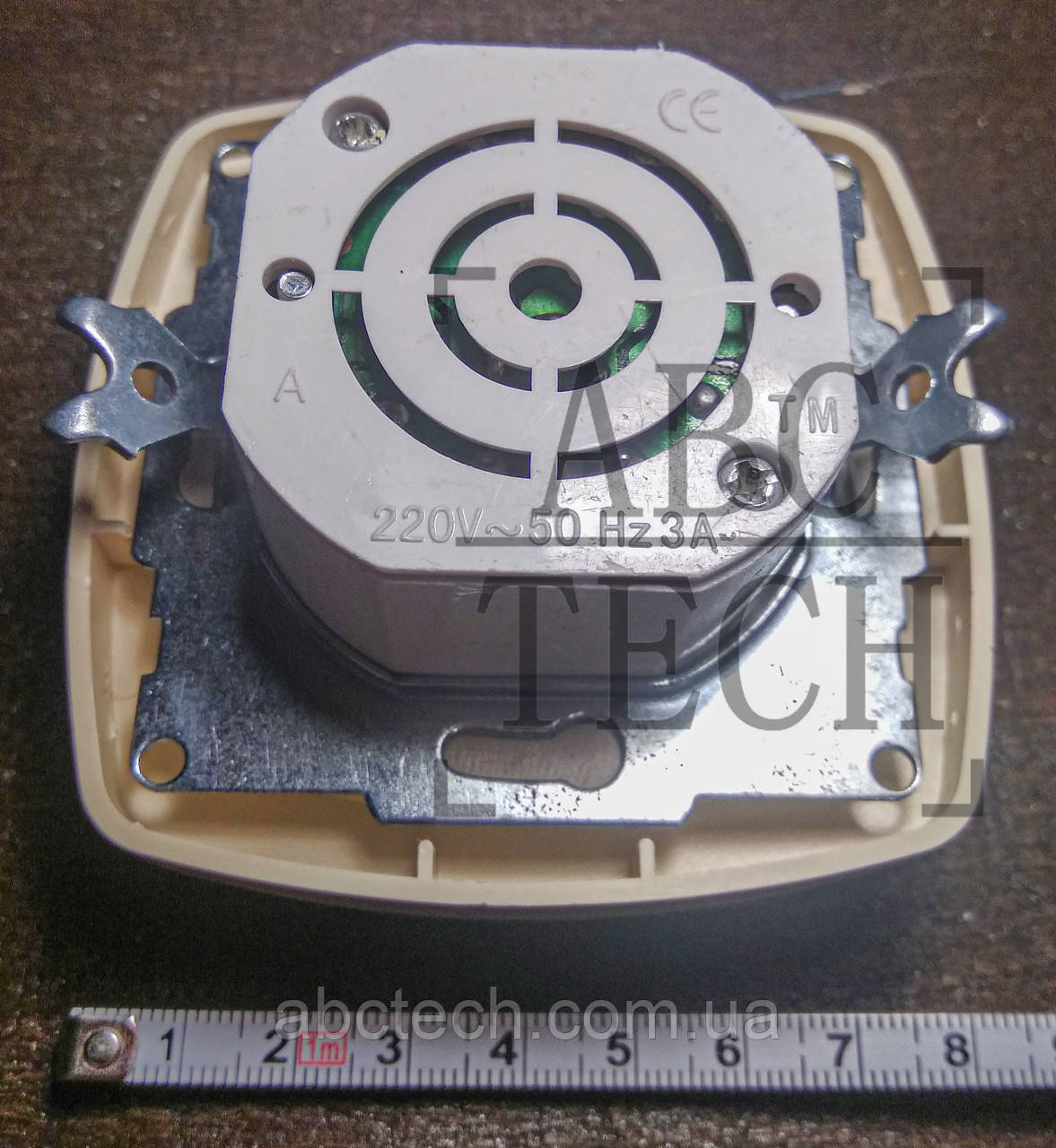 Регулятор оборотов подрозетник для двигателя Диммер белый beta - фото 4 - id-p1229669801
