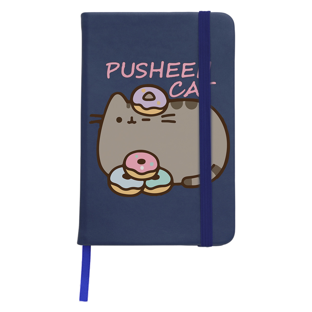 Блокнот софт тач в лінію А5 96 арк. Кіт Пушин (Pusheen Cat)