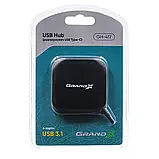 USB хаб Grand-X Travel TypeC 4 порта USB3.1 (GH-417), фото 2