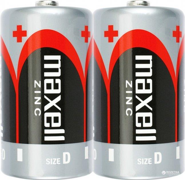 Уцінка! Батарейки Maxell zink D/R20 (24шт) до 05.2025р