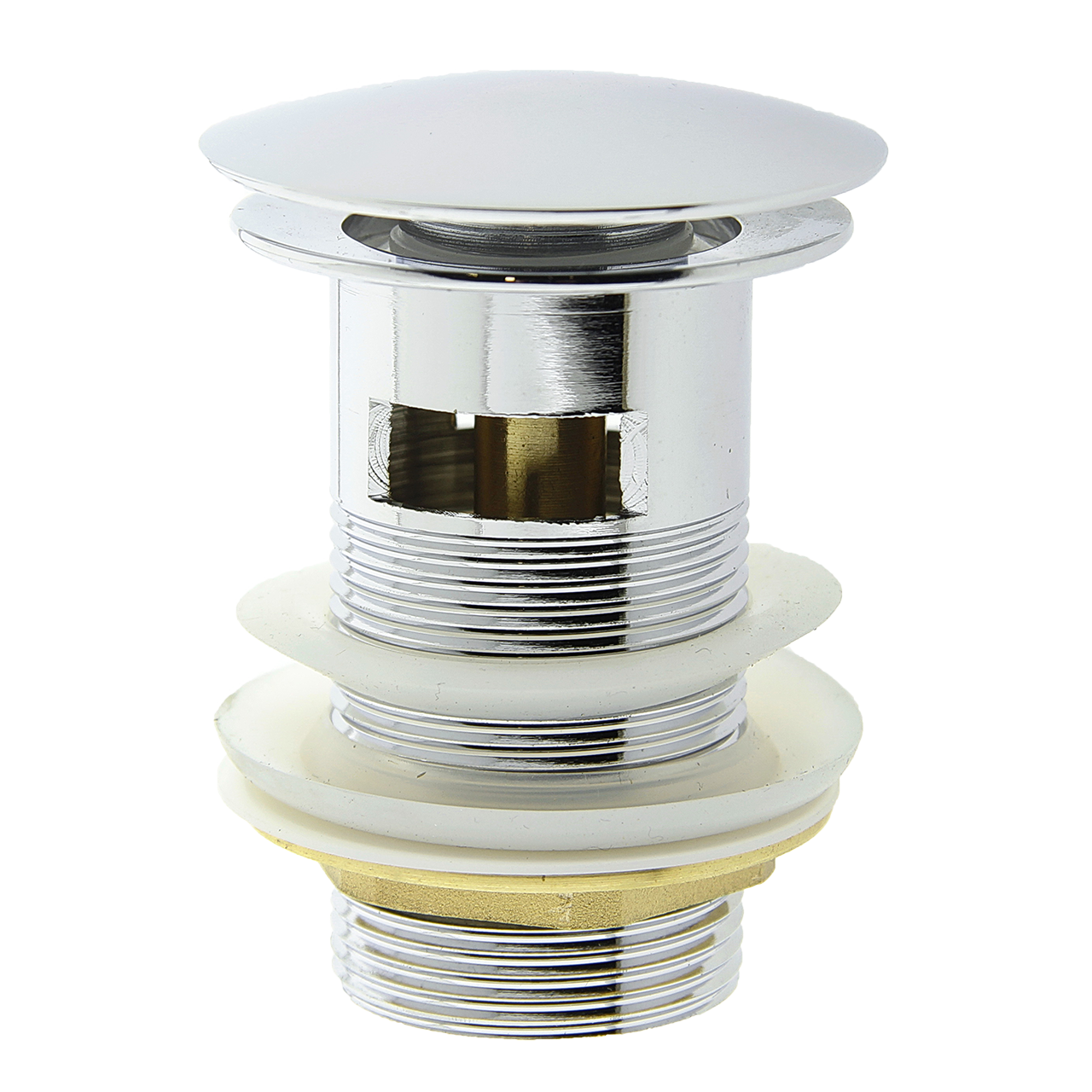 Клапан для умивальника та раковини з переливом