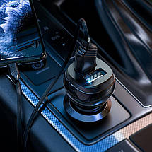 Автомобільна зарядка HOCO Z40 Superior на 2 USB (2.4 A) + Lightning (2 кольори), фото 3
