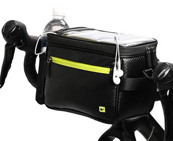 Велосумка на кермо Rhinowalk Multifunctional 4.5л RK18996T Carbon Green