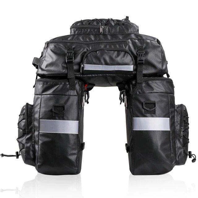 Велобаул Rhinowalk Transformer 3в1 65л X21606 Black, фото 1