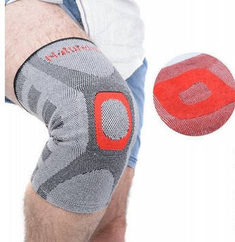 Бандаж на коліно компресійний Naturehike М NH16H003-H Grey