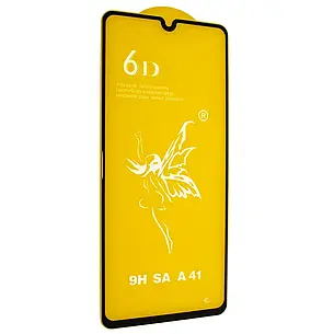 Захисне скло 6D для Samsung A41 Black, фото 1