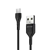 Кабель Grand-X USB-type C PC-03B 3A, 1m, CU, Fast Сharge, Black, BOX, фото 3