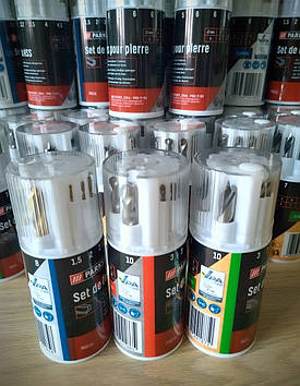 Набір свердел для бетону, 11 штук