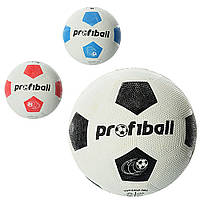 Футбольный мяч (размер 4, резина, Grain, +игла) Profiball VA 0008