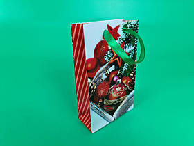 Пакети новорічні, миті, подарункові, Малий 11/18/5 — -024 (12 шт.)