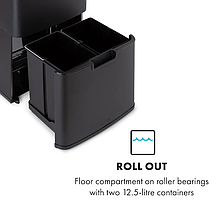Сенсорне відро для сміття Уцінка Klarstein Royal Trash Matte Black, Німеччина, фото 2