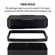 Сенсорне відро для сміття Уцінка Klarstein Royal Trash Matte Black, Німеччина, фото 3