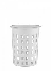 Підставка для столових приладів пластикова біла 13х11 см