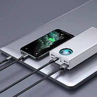 Зовнішній акумулятор для ноутбука Baseus Amblight 65 W 30000 mAh White, фото 7