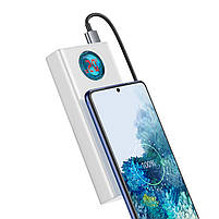 Зовнішній акумулятор для ноутбука Baseus Amblight 65 W 30000 mAh White, фото 8