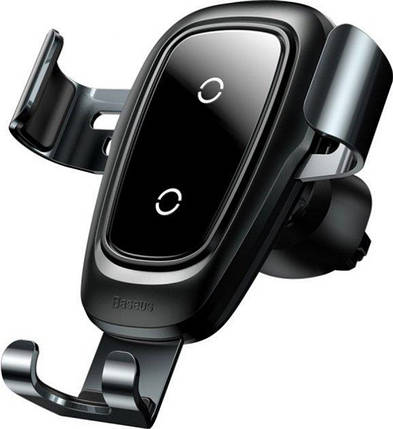 Автомобільний тримач холдер Baseus Metal Wireless Charger Gravity Car Mount Tarnish WXYL-B0A, фото 1