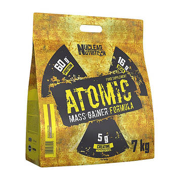 Гейнер білково-вуглеводний Nuclear Nutrition Atomic Mass Gainer Formula (7 kg)