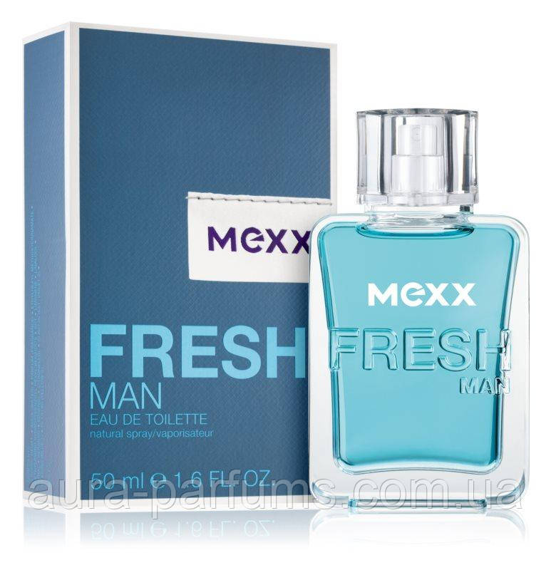 Мужские духи Mexx Fresh Man Туалетная вода 50 ml/мл оригинал - фото 1 - id-p281817084