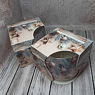 Свічки ароматизовані в склянках Bispol Польща Wonderful Christmas, фото 4