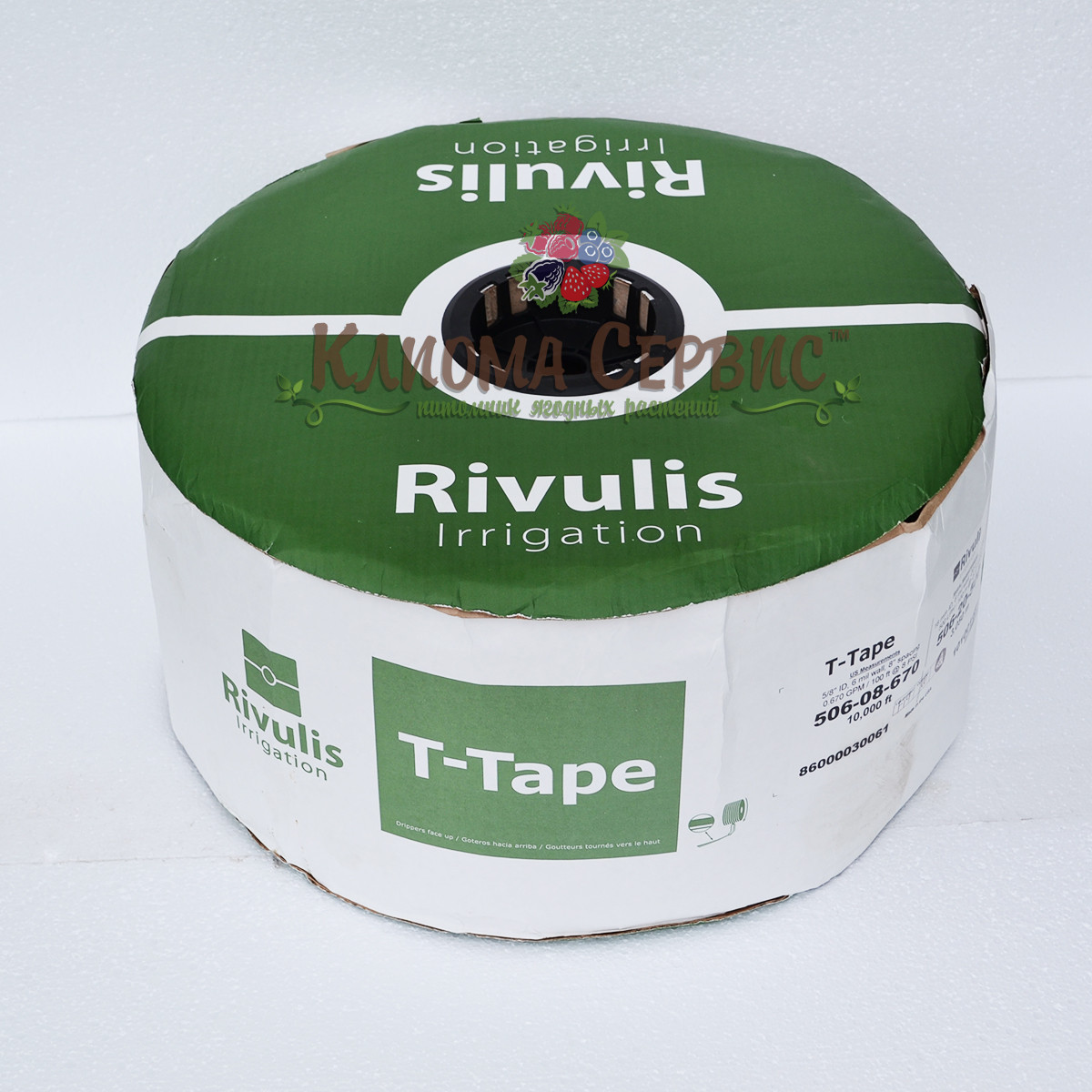Крапельна стрічка T-Tape 6mil-20см (3050м) Rivulls (США)