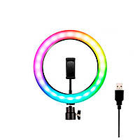 Кільцева лампа Ring Light MJ20 RGB LED 20см на USB