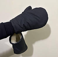 Зимові чорні рукавички. Рукавички зимові на хутрі