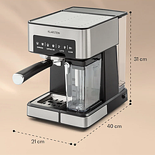 Кавоварка еспресо Klarstein Arabica Comfort, Німеччина, фото 3