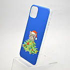 Чохол з новорічним принтом TPU Print Its для iPhone 11 New Year's Cat, фото 3