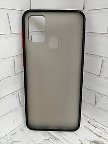 Чохол накладка на бампер протиударний для Samsung Galaxy M31, M315F Darck olive