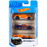 Набір машинок 3 шт Hot wheels Хот Вілс, фото 6