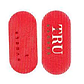 Затискач-фіксатор для волосся Tru Barber червоний, 2 шт (80840-RED), фото 2