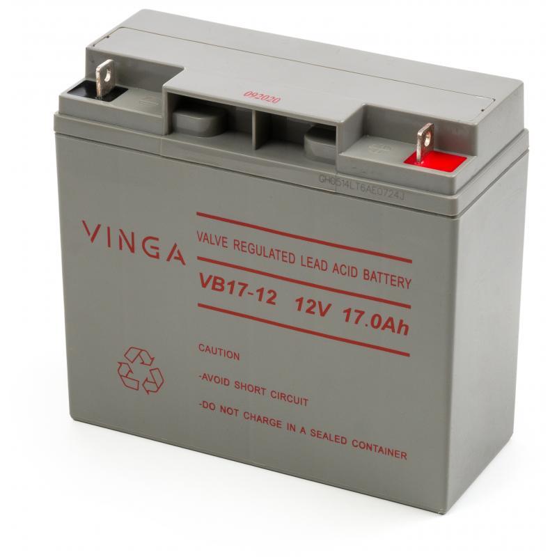 Аккумулятор Vinga AGM 12В 17 Ач (VB17-12) 181.5 х 77 х 167.5 мм