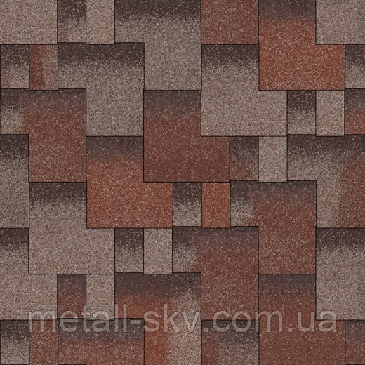 Бітумна черепиця AQUAISOL «Акцент» «Кедровий», фото 1