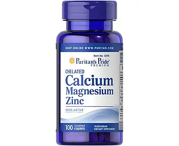 Puritan's Pride Calcium Magnesium zinc - 100caplets