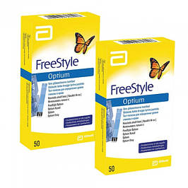 Тест-смужки Фрі Стайл Оптіум (FreeStyle Optium)