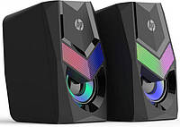 HP DHE-6000 RGB 2х3Вт Акустична система для компьютера видео кино игры плеер активная