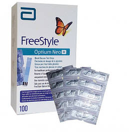 Тест-смужки Фрі Стайл Оптіум Нео Н (FreeStyle Optium Neo H)